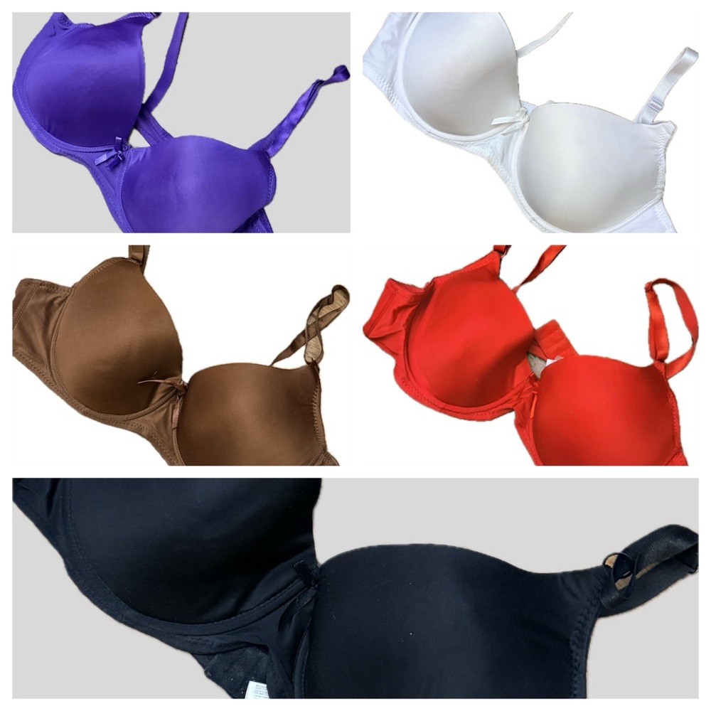 LOT OF 5 Mamia Size 42 D Bras Various Colors